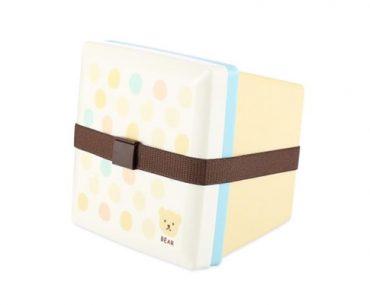 Square Double Layer Japanese Lunch Box