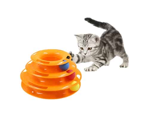 3 Level Interactive Ball Cat Toy