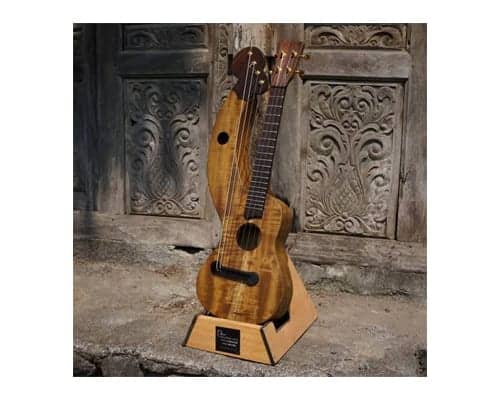 Ukulele Terbaik Pelem Solid Flame Acacia