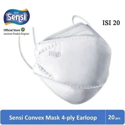 Masker Sensi Convex Mask 4ply Earloop