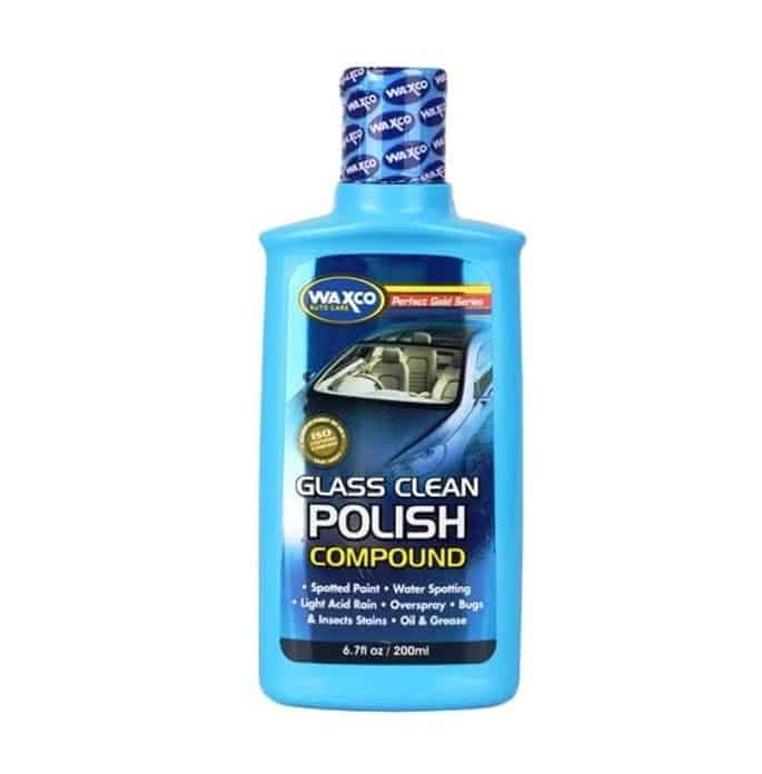 Best Car Glass Cleaning Liquid Waxco Glass Clean and Polish Compound