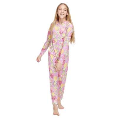 Best Girls Sleepwear Justice Girls Tossed Fruit One Piece