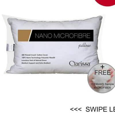 Bantal Guling Clarissa Nano Microfiber