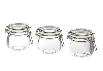 Best Luxury & Beautiful Cookie Jar Korken Clear Glass Jar 13 Cl