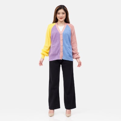 Merk Warna Cardigan Rajut Wanita yang Bagus Rainbow Warna Cardigan Rajut Wanita yang Bagus Terbaik Rainbow