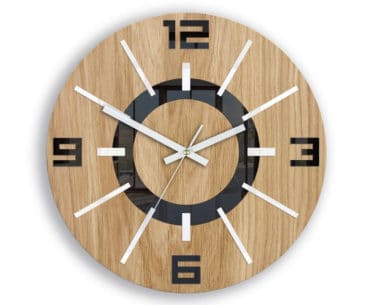 Jam Dinding Kayu Unik