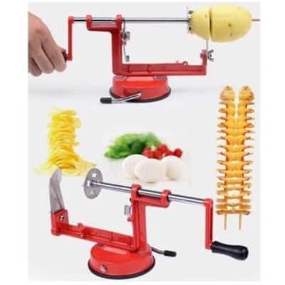 Alat Pemotong Kentang Sederhana Maksindo MKS-PSS44 Potato Spiral Slicer