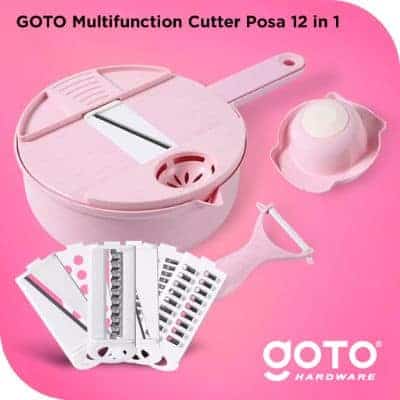 Alat Pemotong Kentang Sederhana Goto Hardware Posa Multifunction Cutter Peeler