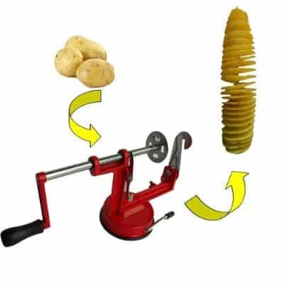 Alat Pemotong Kentang Sederhana Cypruz Potato Spiral Slicer