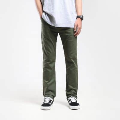 Celana Panjang Chino Pria Terbaik Original Hammerstout - Prime Olive – Chino