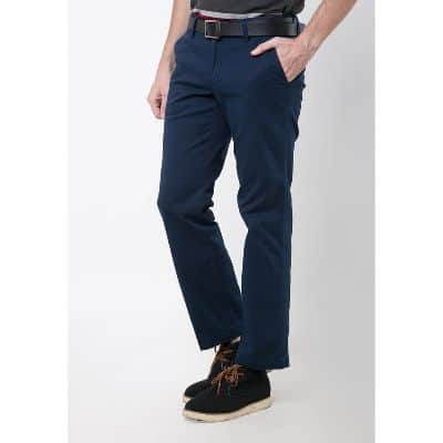 Celana Panjang Chino Pria Terbaik Original Jack Nicklaus Miami Navy
