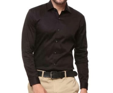 Kemeja Pria Hitam Polos