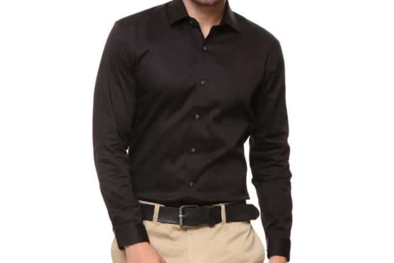 Kemeja Pria Hitam Polos