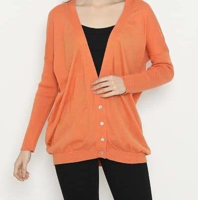 OOTD Cardigan Rajut Panjang Wanita - Mobile Power Ladies Long Sleeve Cardigan OOTD Cardigan Rajut Lengan Panjang Wanita, Hijab - Mobile Power Ladies Long Sleeve Cardigan