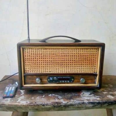 Kerajinan dari Kayu Unik - Radio Jadul Kerajinan dari Bahan Kayu - Radio Jadul