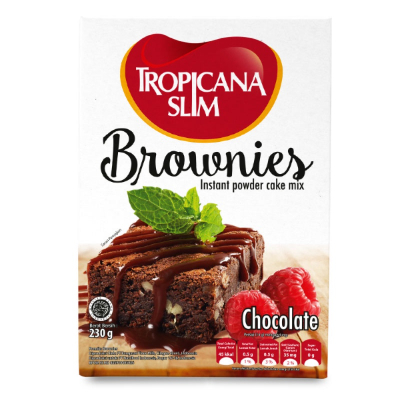 Produk Tropicana Slim Untuk Diet Terbaik Tropicana Slim Instant Powder Cake Mix Brownies