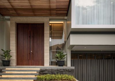 Model Pintu Rumah Minimalis denga Cat Cokelat Pintu Minimalis 2 Pintu - Model Pintu Rumah Minimalis denga Cat Cokelat