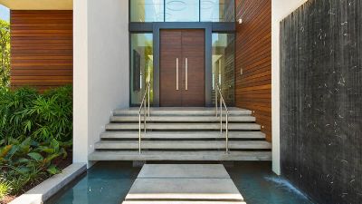 Model Pintu Rumah Minimalis Perpaduan Kayu dan Besi Pintu Minimalis 2 Pintu - Model Pintu Rumah Minimalis Perpaduan Kayu dan Besi