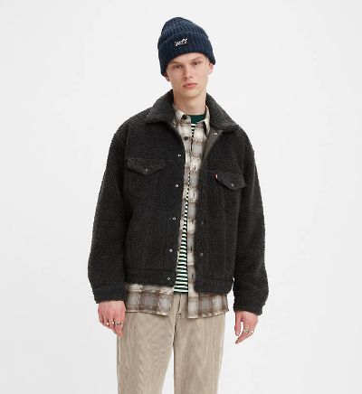 Jaket Levi's Pria Hitam Terbaik - Levi’s Cozy Vintage Relaxed Fit Sherpa Trucker Jacket Jaket Levi's Pria Hitam Terbaik - Levi’s Cozy Vintage Relaxed Fit Sherpa Trucker Jacket
