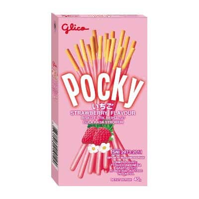 Macam-macam Varian Rasa Pocky yang Paling Enak - Glico Pocky Strawberry