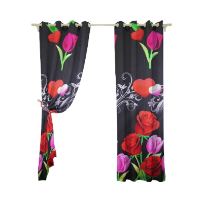 Merk Model Gorden Cantik & Mewah Berkah Saluyu Gorden Motif Black Roses Model Gorden Cantik & Mewah Terbaik Berkah Saluyu Gorden Motif Black Roses