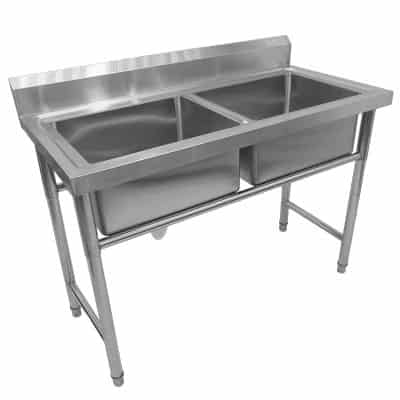 Kitchen Sink Terbaik - KCS-12H2 Kitchen Sink Double Bowl