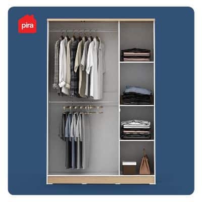 Lemari Gantung Baju Terbaik, Minimalis - Pira Metropolis OX Aruna 3P