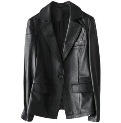 Blazer Wanita Kulit Faux Leather Oversized Blazer Wanita Kulit Faux Leather Oversized