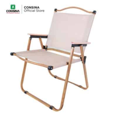 Kursi Kayu Minimalis Consina Large Kermit Cloth Wood Grain