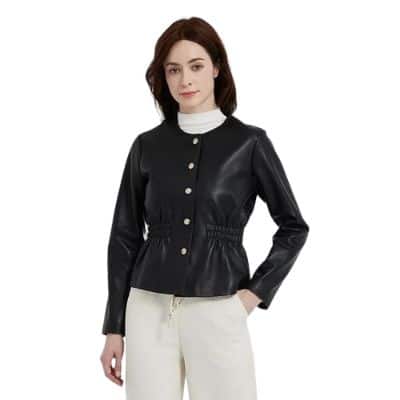 Jaket Kulit Wanita Asli Domba Garut Original Super Lembut Jaket Kulit Wanita Asli Domba Garut Original Super Lembut