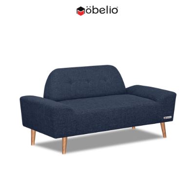 Sofa Minimalis Ruang Tamu Kecil MOBELIO Ottoman Sofa 2 Dudukan