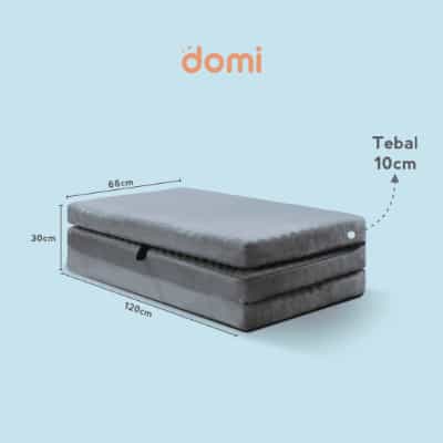 Domi Tri-Fold Matras Kasur Lantai Busa Lipat Terbaik - Domi Tri-Fold Matras