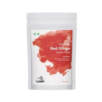 Jahe Merah Instan - Herbilogy Red Ginger Extract Powder Produk Jahe Merah Instan & Manfaat - Herbilogy Red Ginger Extract Powder