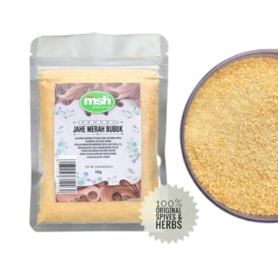 Jahe Merah Instan - MSH Jahe Merah Bubuk Produk Jahe Merah Instan & Manfaat - MSH Jahe Merah Bubuk