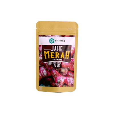 Merk Produk Jahe Merah Instan Omiyago Bubuk Jahe Merah Instan Produk Jahe Merah Instan Terbaik Omiyago Bubuk Jahe Merah Instan