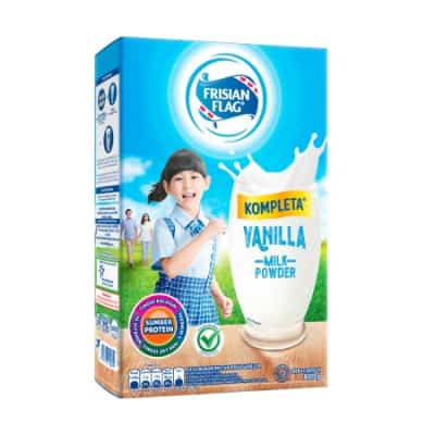 Susu Frisian Flag Bubuk Kotak Anak & Dewasa - Frisian Flag Kompleta Vanilla Harga Susu Frisian Flag Bubuk Kotak - Frisian Flag Kompleta Vanilla
