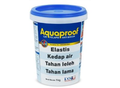 Merk Cat Tembok Tahan Air (Waterproof) - Aquaproof Cat Pelapis Anti Bocor Merk Cat Tembok Tahan Air (Waterproof) - Aquaproof Cat Pelapis Anti Bocor