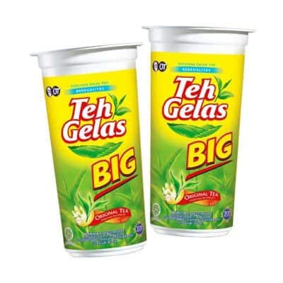 Macam-Macam Minuman Gelas Kemasan Plastik - TEH GELAS Original Big Cup