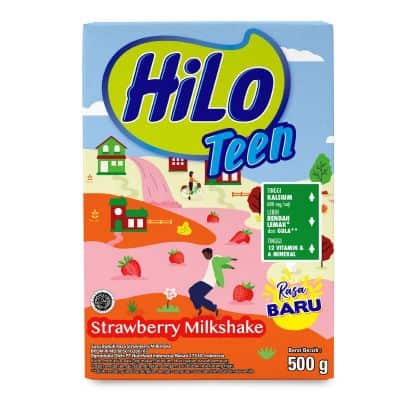 Merk Susu Strawberry yang Enak - HiLo Teen Strawberry Milkshake Susu Rasa Strawberry yang Enak - HiLo Teen Strawberry Milkshake