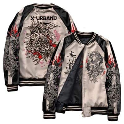 Jaket Sukajan Terbaik & Harga - X Urband Absolute - Jaket Sukajan Embroidery Two In One A215