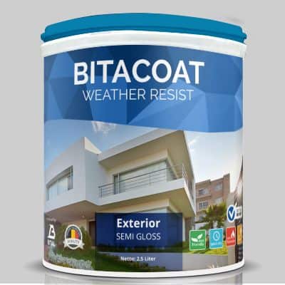Merk Cat Tembok Tahan Air (Waterproof) - Bitacoat Weather Resist Merk Cat Tembok Tahan Air (Waterproof) - Bitacoat Weather Resist