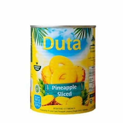 Merk Buah Kaleng yang Enak - DUTA Irisan Nanas dalam Sirup Buah Kaleng yang Enak & Murah - DUTA Irisan Nanas dalam Sirup