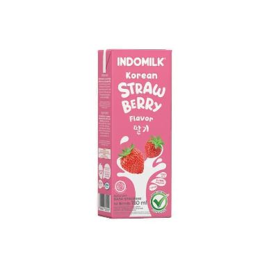 Merk Susu Strawberry yang Enak - Indomilk UHT Korean Strawberry Susu Rasa Strawberry yang Enak - Indomilk UHT Korean Strawberry