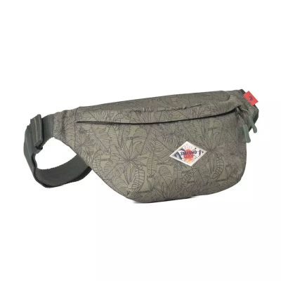 Merk Waist Bag Pria Terbaik - 3Second Waist Bag Motif Leaf Printed Waist Bag Pria Terbaik - 3Second Waist Bag Motif Leaf Printed