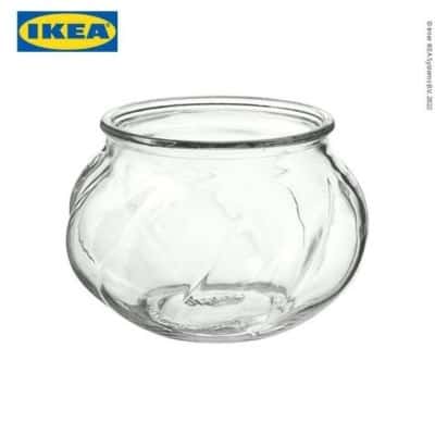 Bentuk Vas Bunga Kaca Terbaik - IKEA VILJESTARK Vas Bunga Kaca Dekorasi Kamar
