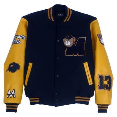 Merk Jaket Varsity Baseball Terbaik - Mailmo - Varsity Jacket Bear Navy Jaket Varsity Baseball Terbaik Original - Mailmo - Varsity Jacket Bear Navy