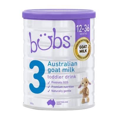 Susu Kambing Bubuk - Bubs Organic Australian Goat Milk Toddler Drink Stage 3 Susu Kambing Bubuk Terbaik & Harga Kemasan - Bubs Organic Australian Goat Milk Toddler Drink Stage 3
