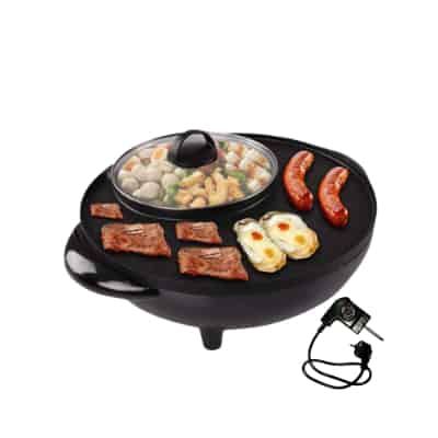 Alat Panggang Listrik Terbaik - World Home Indonesia - Panci Listrik Grill BBQ Anti Lengket
