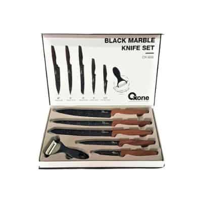 Pisau Set Dapur Terbaik - Oxone OX605 Set Pisau Dapur Marbel