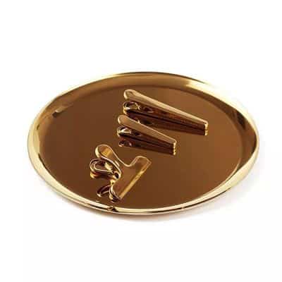 HVN Gold Round Tray HVN Gold Round Tray